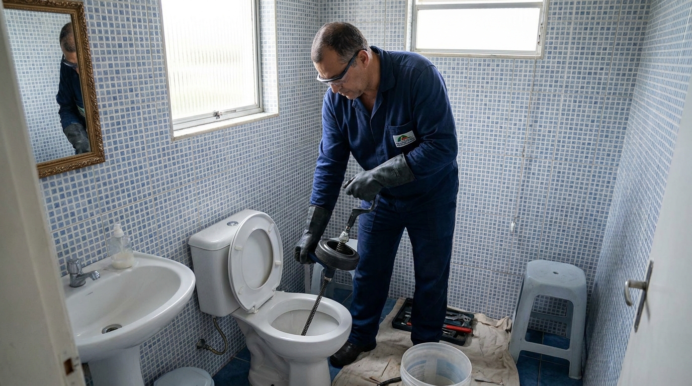Desentupimento de vaso profissional em Santa Cruz do Sul‑RS