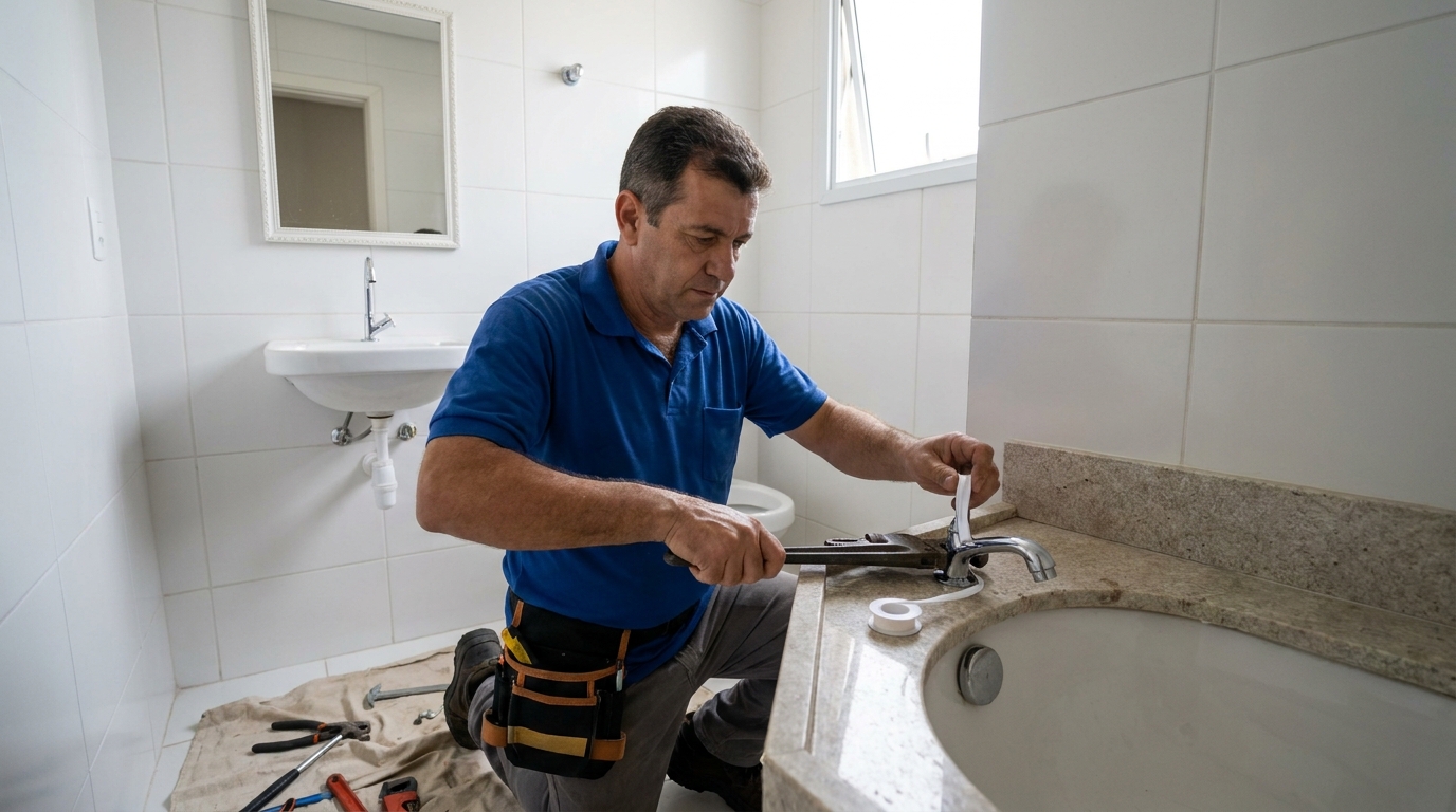 Instalação de torneira de cozinha em Santa Cruz do Sul‑RS